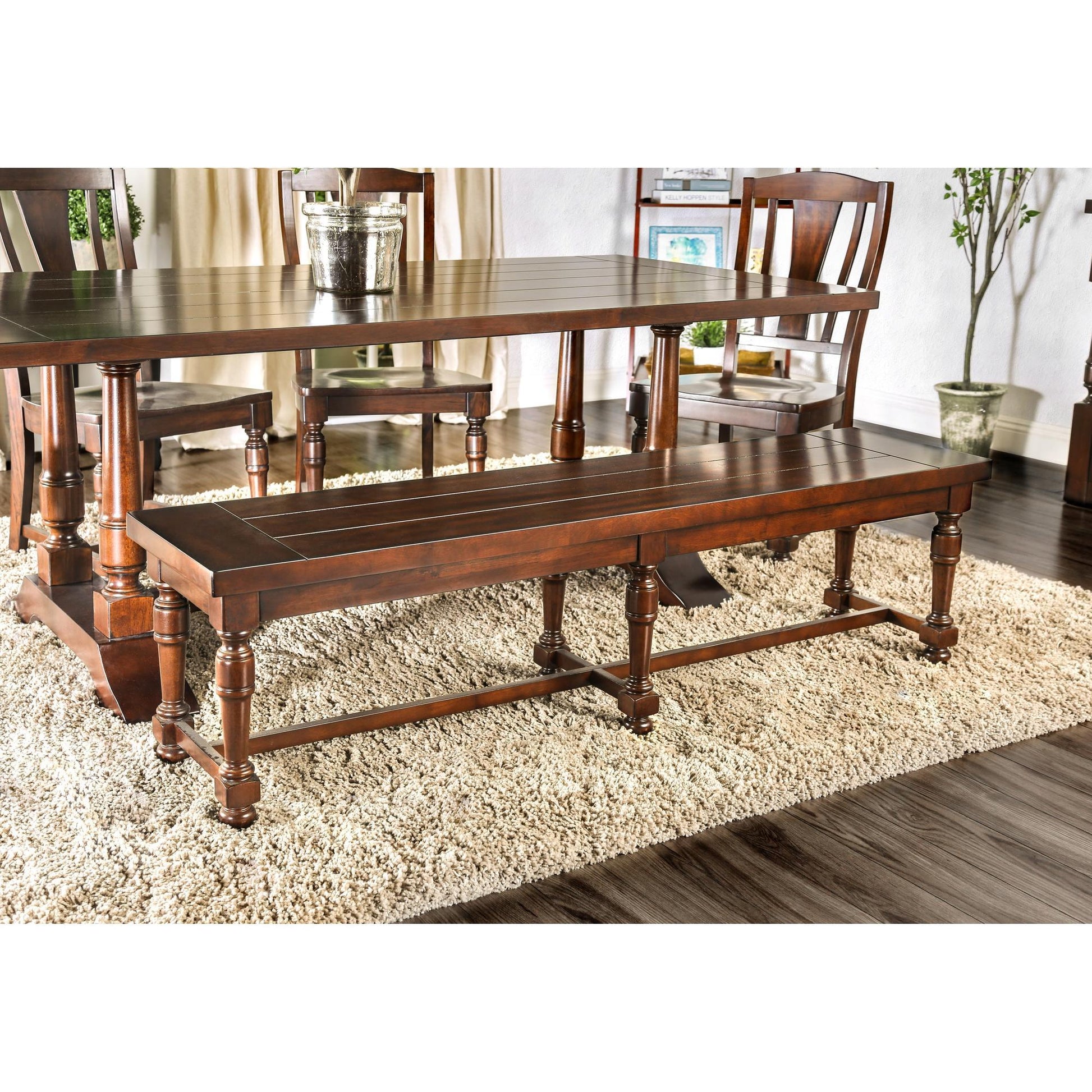  Furniture of America Griselda Bench CM3136BN IMAGE 3
