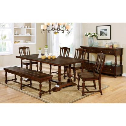  Furniture of America Griselda Dining Table with Trestle Base CM3136T IMAGE 5