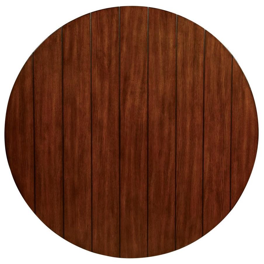  Furniture of America Round Foster I Dining Table with Pedestal Base CM3437RT IMAGE 2