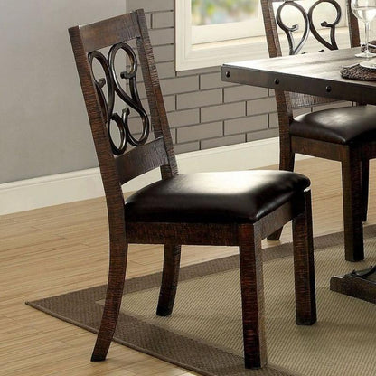  Furniture of America Paulina Dining Chair CM3465SC-2PK IMAGE 1