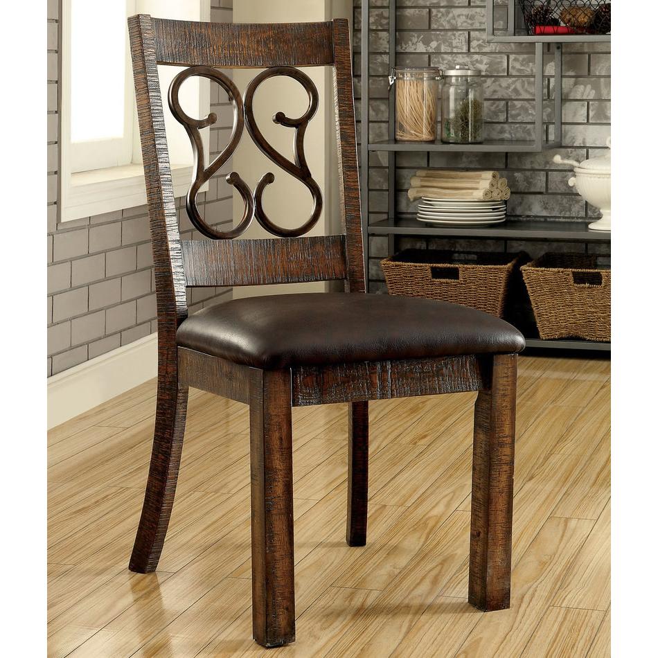  Furniture of America Paulina Dining Chair CM3465SC-2PK IMAGE 2