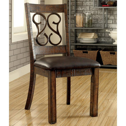  Furniture of America Paulina Dining Chair CM3465SC-2PK IMAGE 2