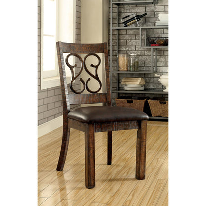  Furniture of America Paulina Dining Chair CM3465SC-2PK IMAGE 3