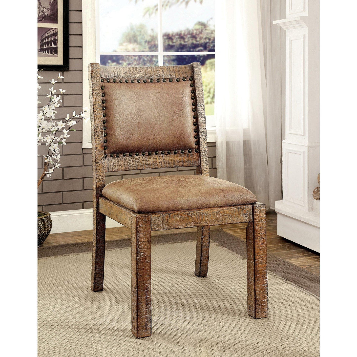  Furniture of America Colette Dining Chair CM3829RA-SC-2PK IMAGE 2