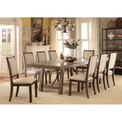 Furniture of America Colette Dining Table with Concrete Top & Pedestal Base CM3562T-78 IMAGE 8