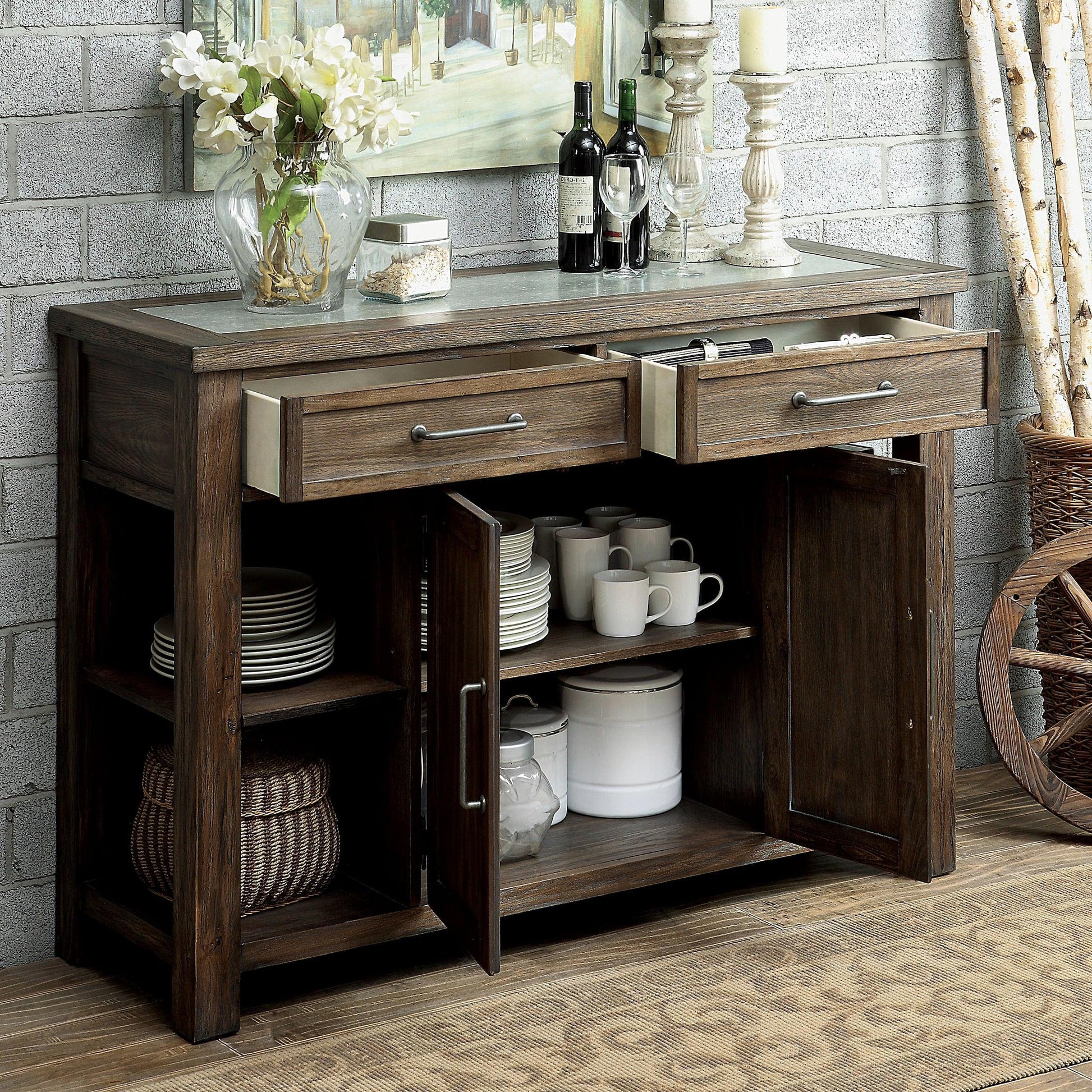 Furniture of America Colette Server CM3562SV IMAGE 2