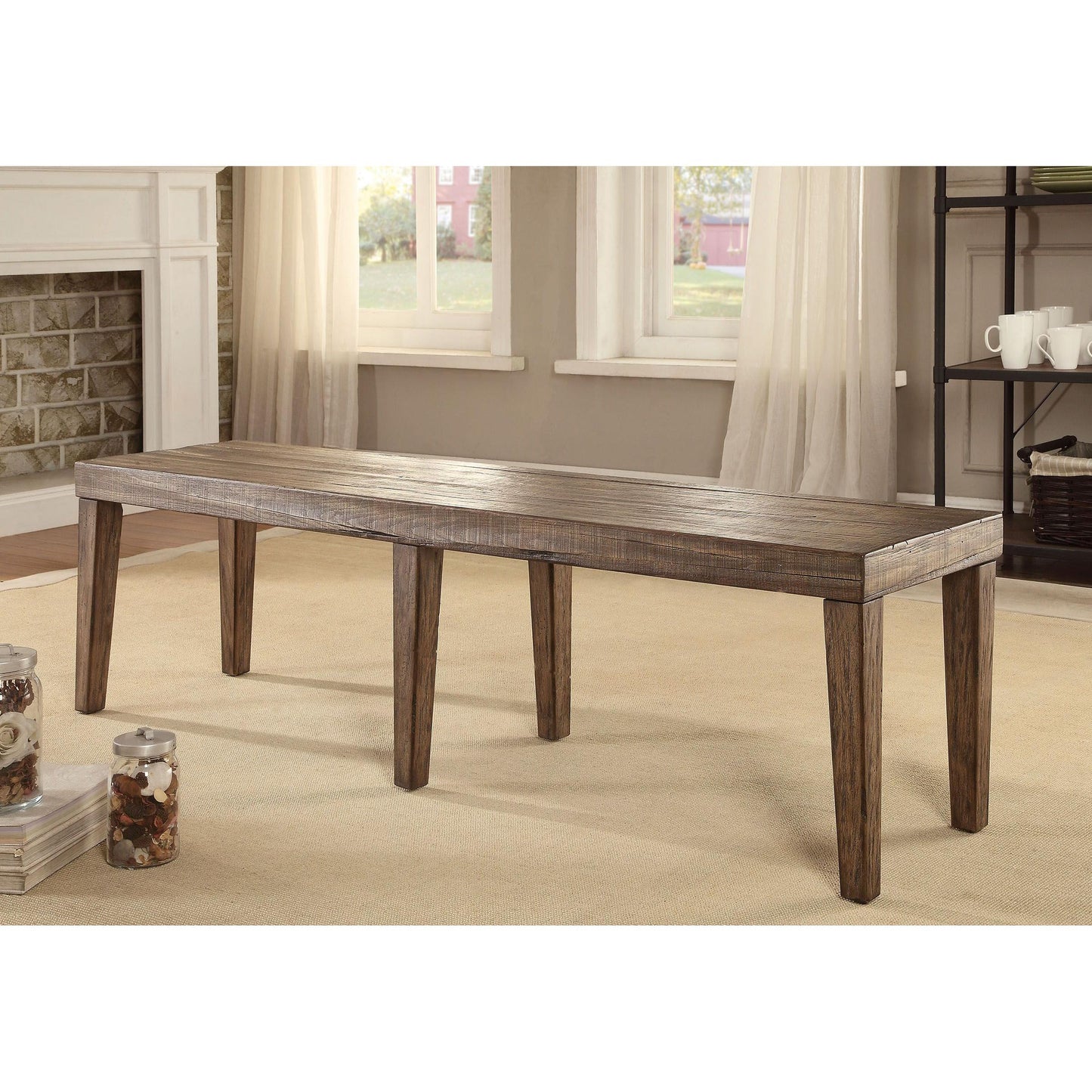  Furniture of America Colette Bench CM3562BN IMAGE 2