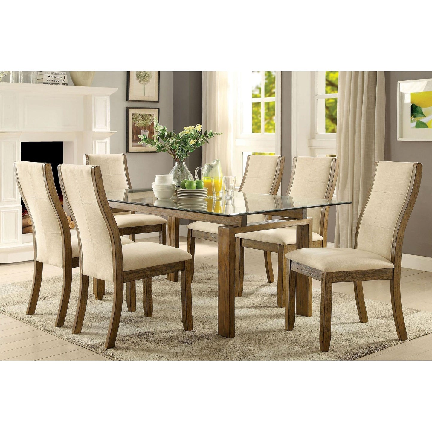  Furniture of America Onway Dining Chair CM3461SC-2PK IMAGE 3