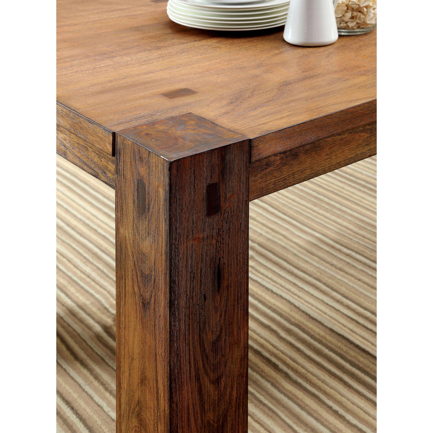  Furniture of America Frontier Dining Table CM3603T IMAGE 4