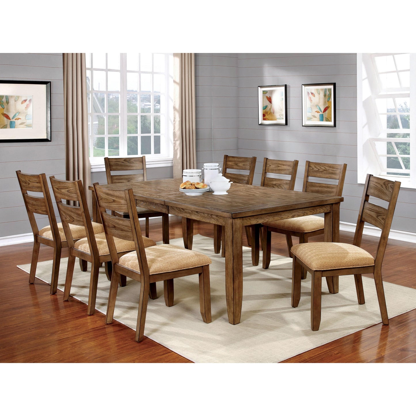  Furniture of America Ava Dining Table CM3287T IMAGE 4