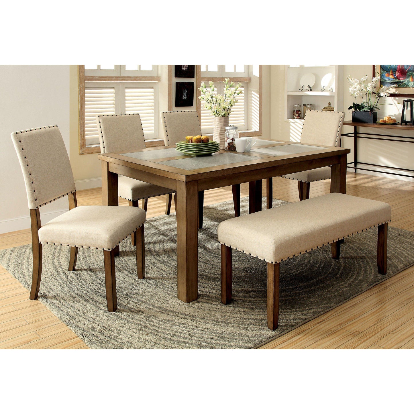  Furniture of America Melston I Bench CM3531BN IMAGE 3