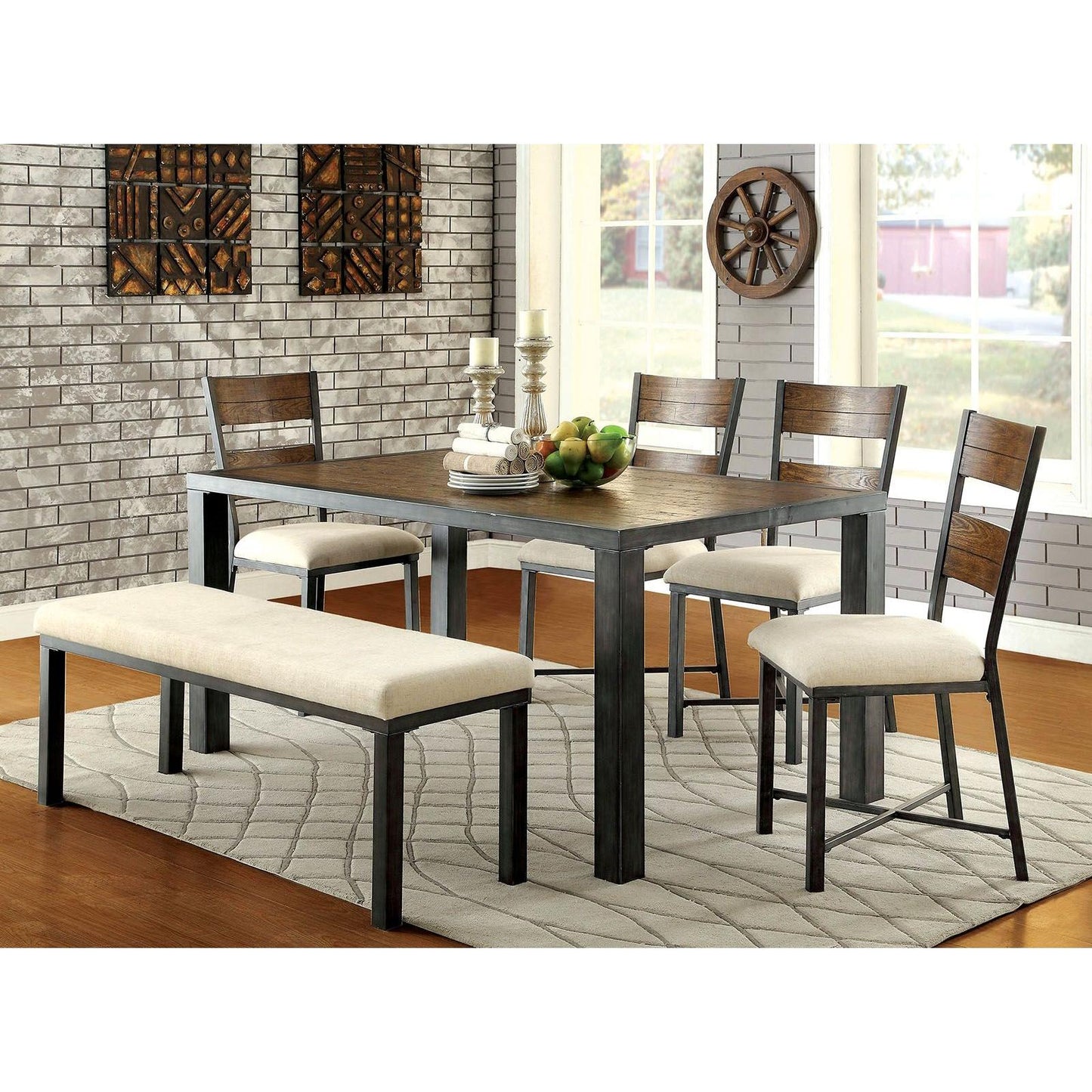  Furniture of America Jazlyn I Bench CM3686BN IMAGE 5