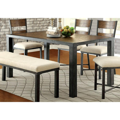  Furniture of America Jazlyn I Dining Table CM3686T-TABLE IMAGE 2