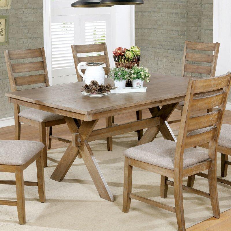  Furniture of America Xochil Dining Table with Trestle Base CM3171T IMAGE 2