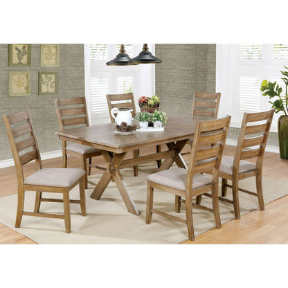  Furniture of America Xochil Dining Table with Trestle Base CM3171T IMAGE 5