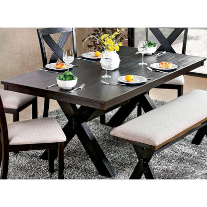  Furniture of America Xanthe Dining Table with Trestle Base CM3172T IMAGE 2