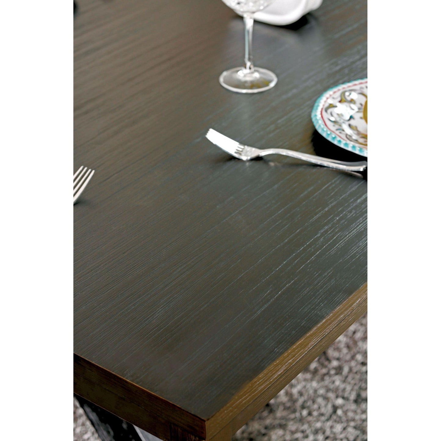  Furniture of America Xanthe Dining Table with Trestle Base CM3172T IMAGE 3