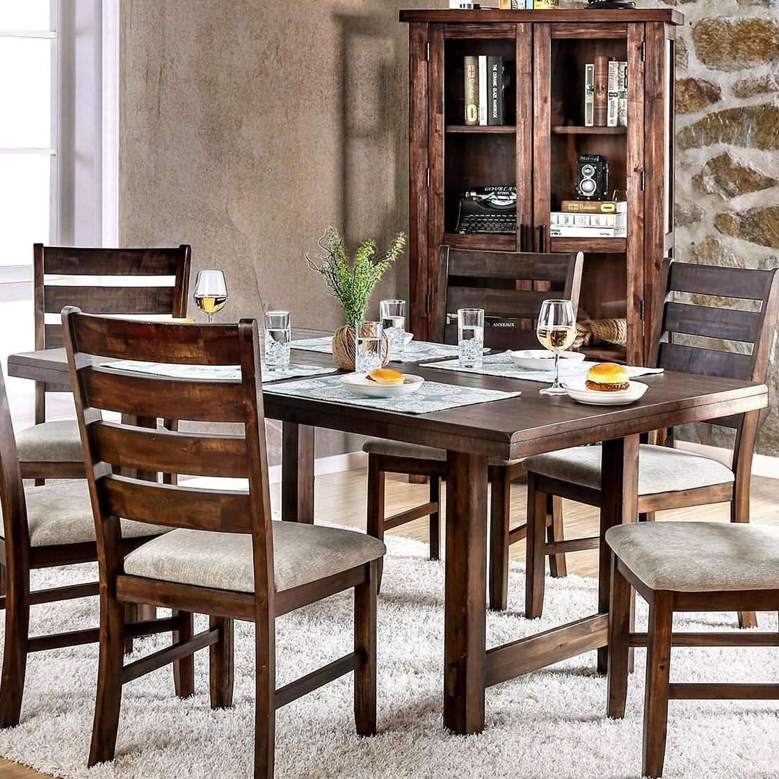  Furniture of America Wallis Dining Table CM3463T IMAGE 1
