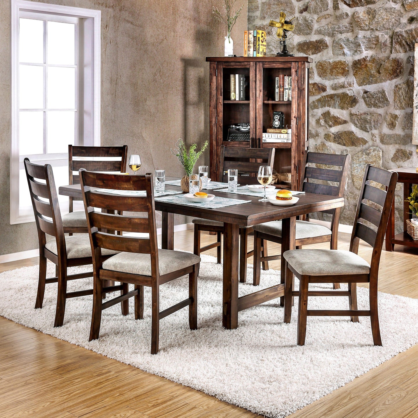  Furniture of America Wallis Dining Table CM3463T IMAGE 6
