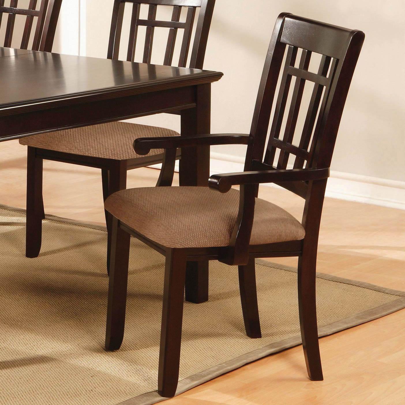  Furniture of America Central Park I Dining Chair CM3100AC-DK-2PK IMAGE 2