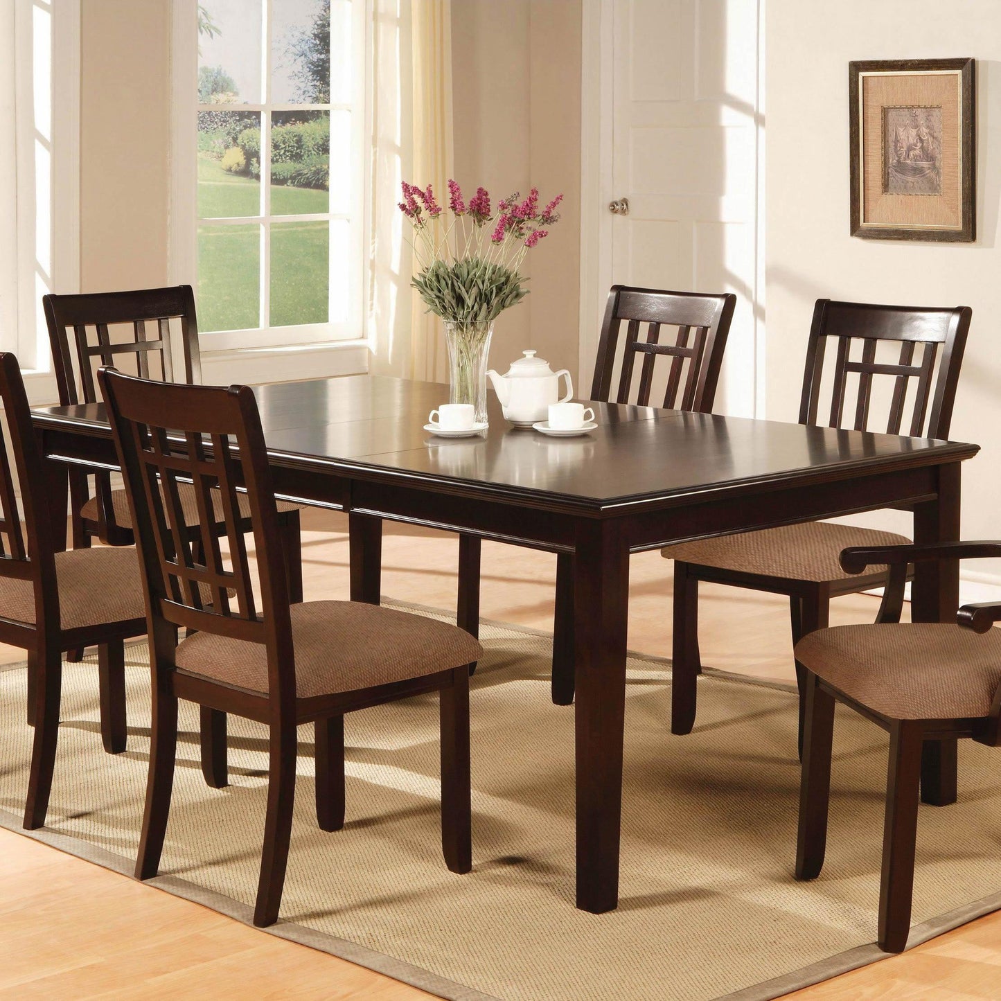  Furniture of America Central Park I Dining Table CM3100T IMAGE 1