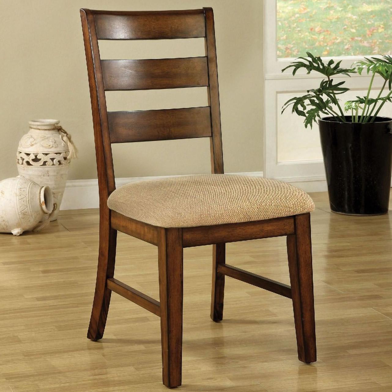  Furniture of America Priscilla I Dining Chair CM3111SC-DK-2PK IMAGE 1
