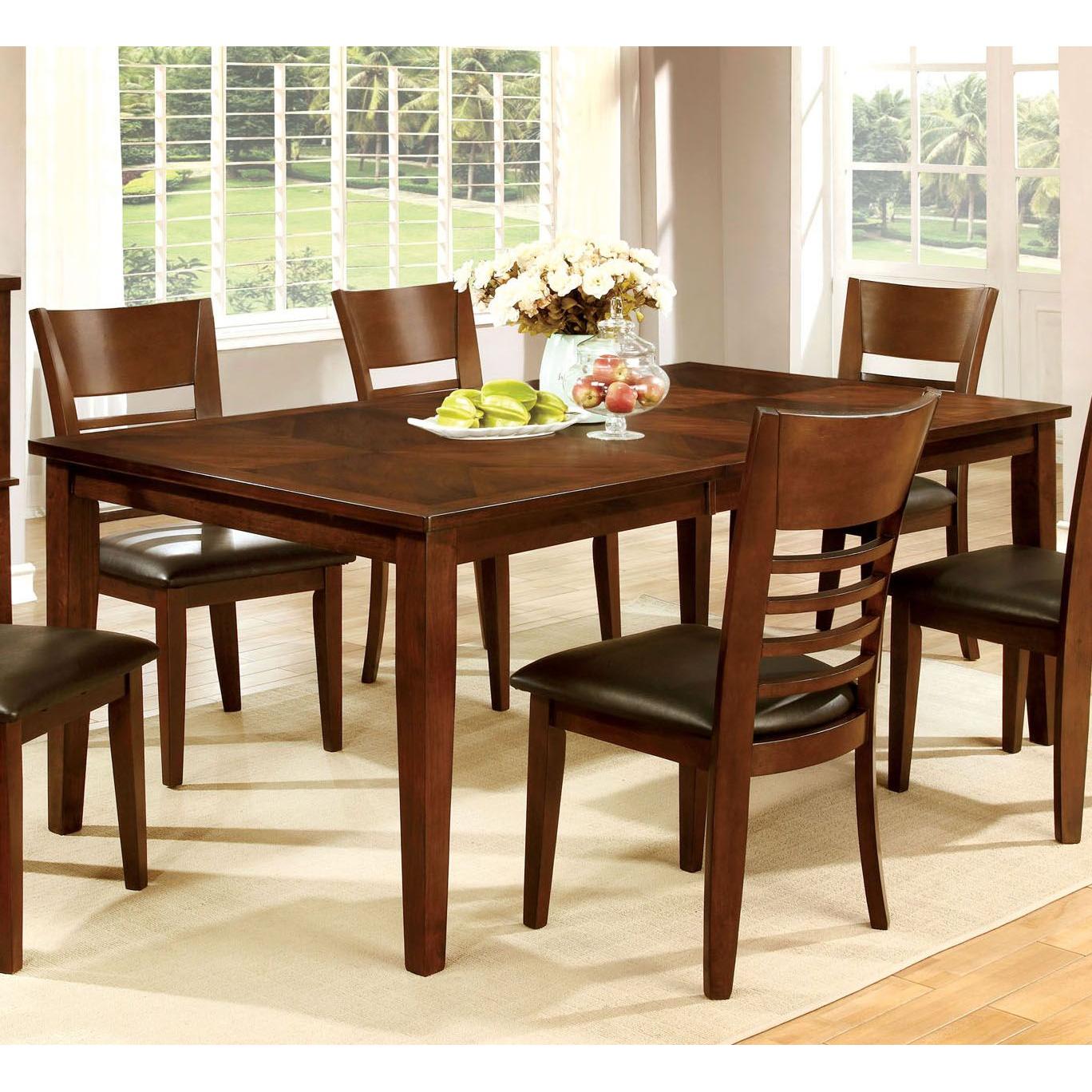  Furniture of America Hillsview I Dining Table CM3916T-60 IMAGE 2