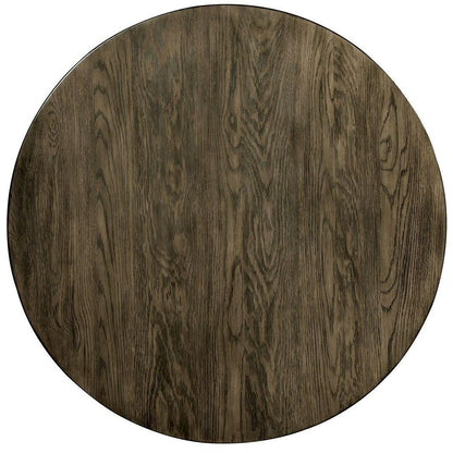 Furniture of America Round Dwight III Dining Table CM3988GY-RT IMAGE 2