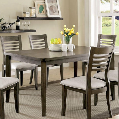  Furniture of America Dwight III Dining Table CM3988GY-T IMAGE 1