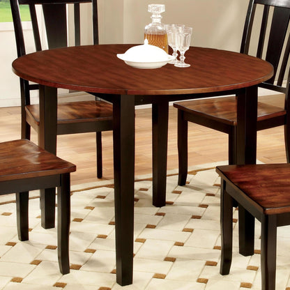  Furniture of America Round Dover II Dining Table CM3326BC-RT IMAGE 1