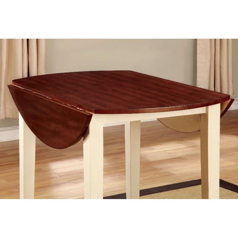  Furniture of America Round Dover II Dining Table CM3326WC-RT IMAGE 3