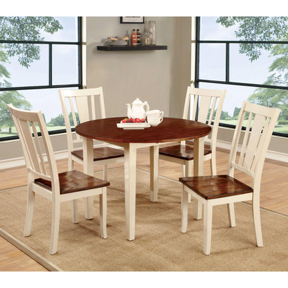  Furniture of America Round Dover II Dining Table CM3326WC-RT IMAGE 6