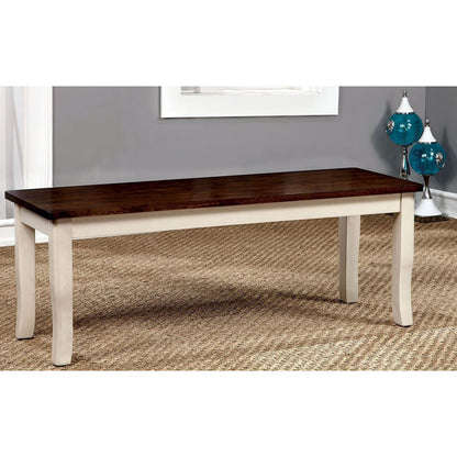  Furniture of America Dover Bench CM3326WC-BN IMAGE 2