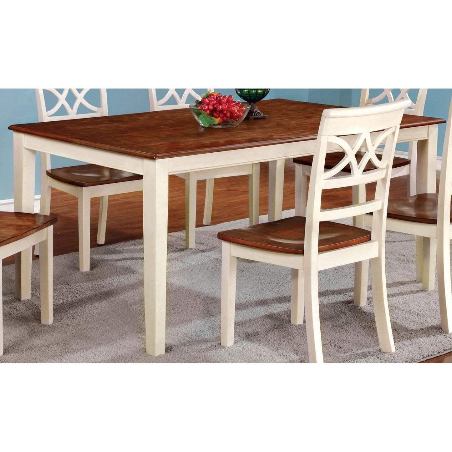  Furniture of America Torrington Dining Table CM3552WC-T IMAGE 2