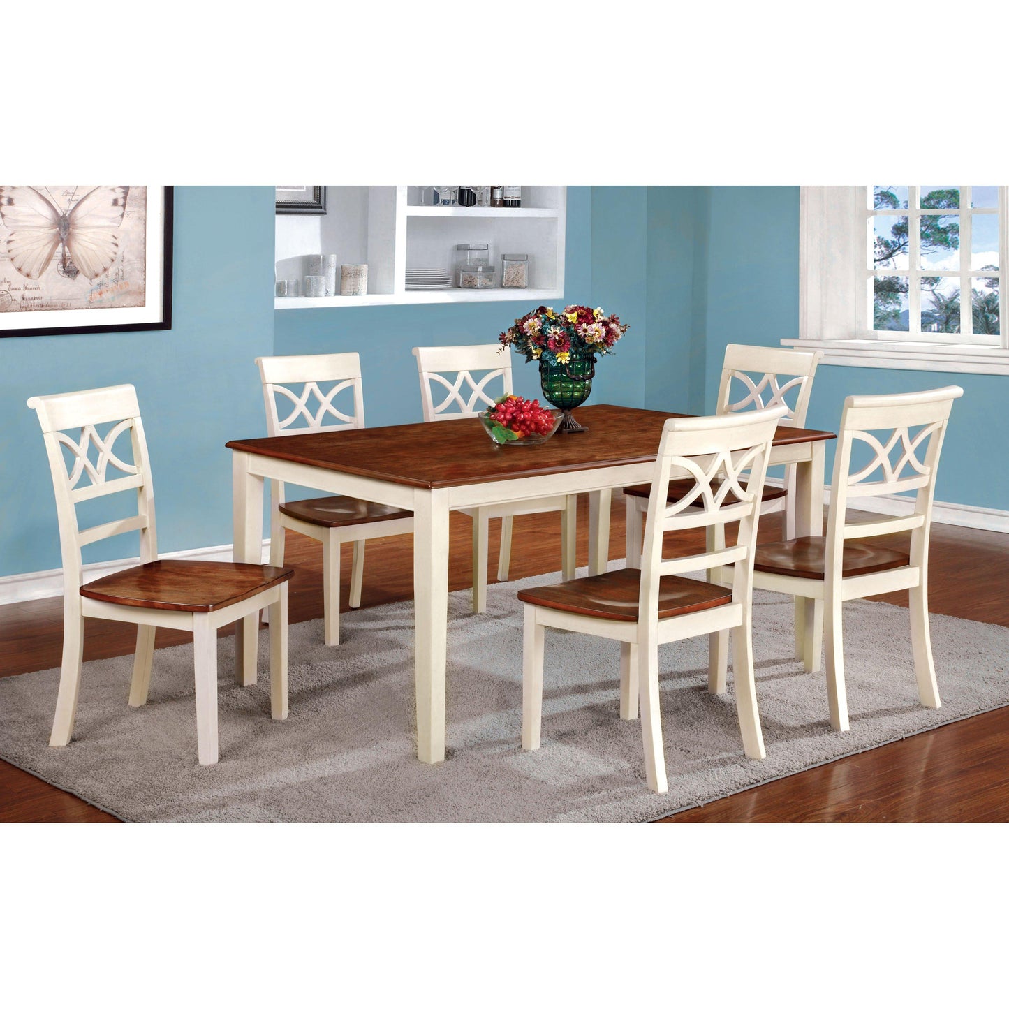  Furniture of America Torrington Dining Table CM3552WC-T IMAGE 5