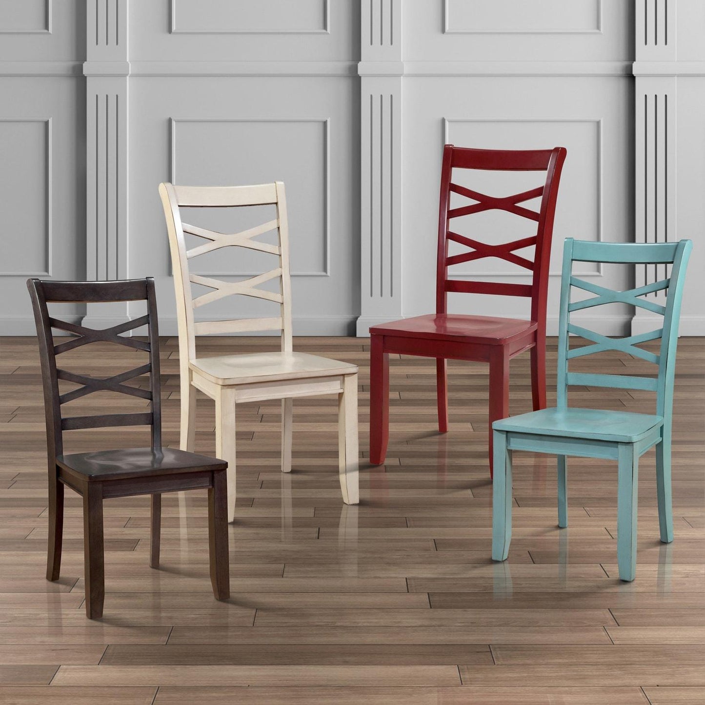  Furniture of America Giselle Dining Chair CM3528RB-SC-2PK IMAGE 7