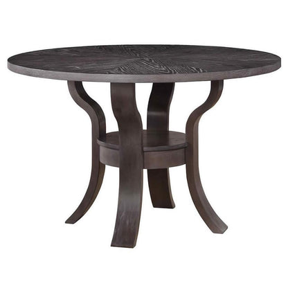  Furniture of America Round Gisela Dining Table with Pedestal Base CM3518RT IMAGE 1