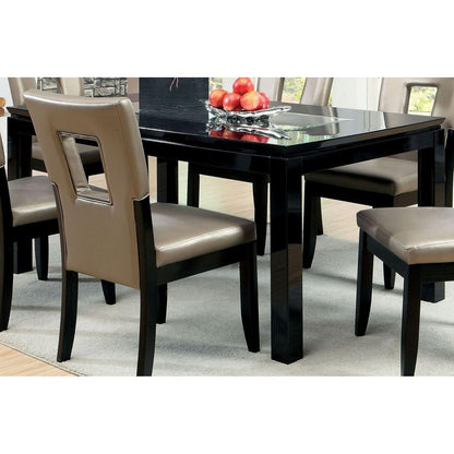  Furniture of America Evant I Dining Table with Mirror Top CM3320T IMAGE 2