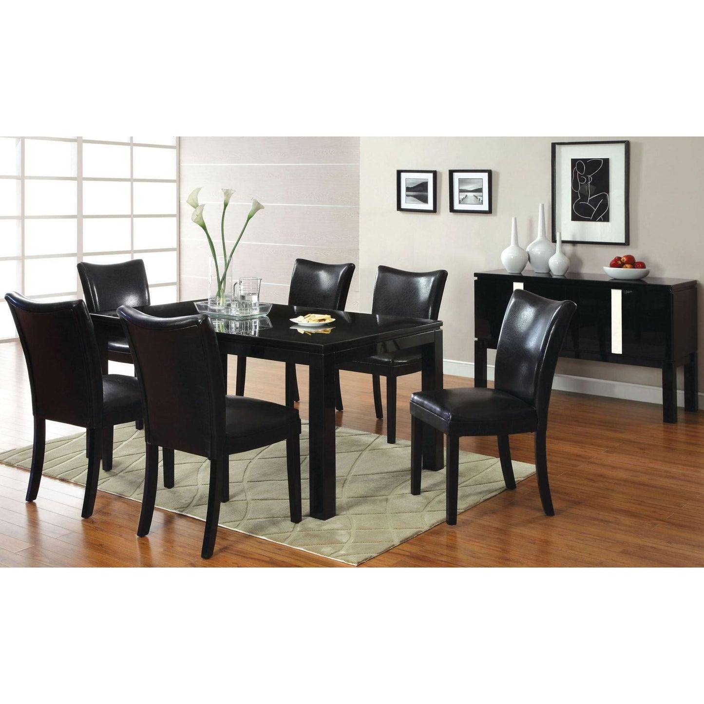  Furniture of America Lamia I Server CM3176BK-SV IMAGE 4