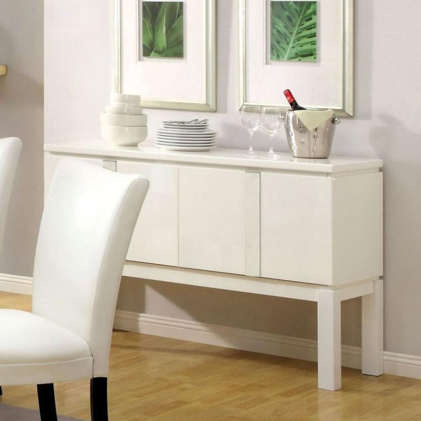  Furniture of America Lamia I Server CM3176WH-SV IMAGE 1