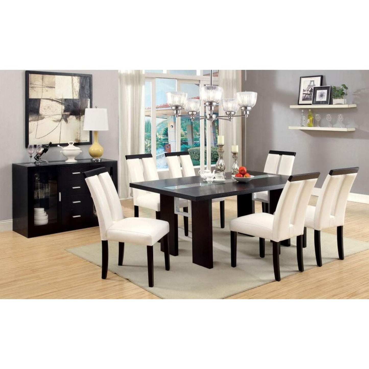 Furniture of America Luminar CM3559SC-2PK Side Chair IMAGE 4