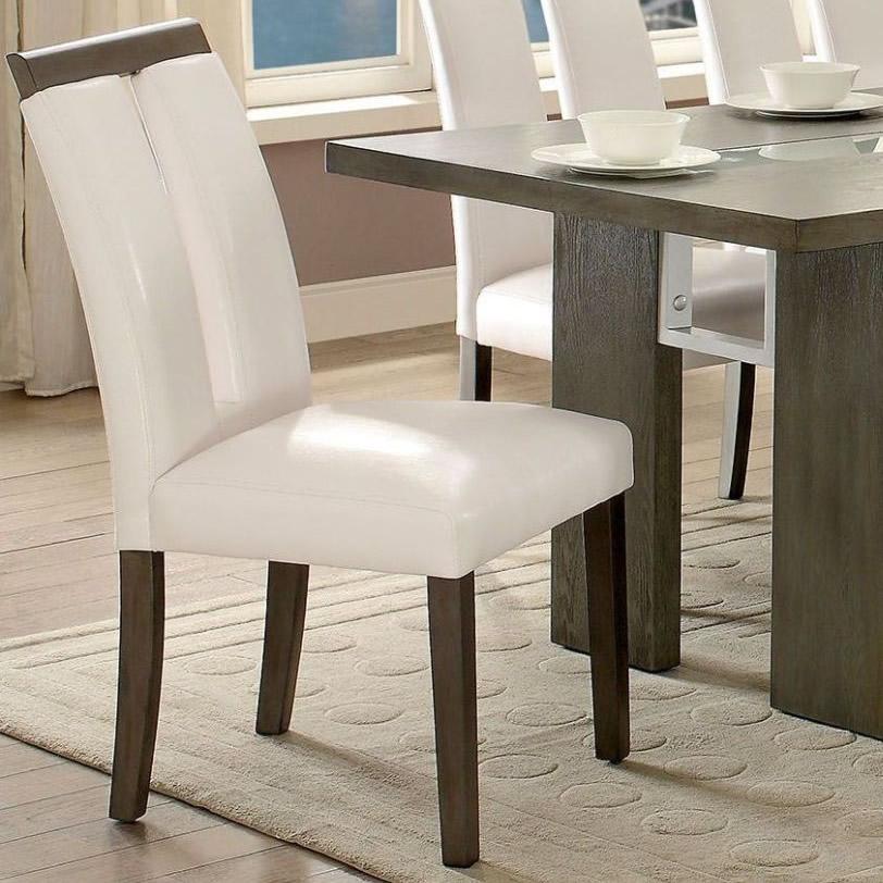  Furniture of America Luminar Dining Chair CM3559GY-SC-2PK IMAGE 1
