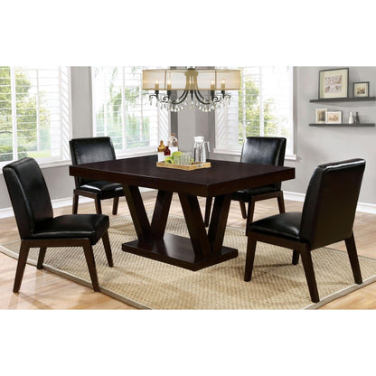  Furniture of America Belinda I Dining Table with Pedestal Base CM3357T IMAGE 5