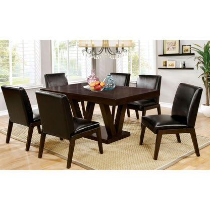  Furniture of America Belinda I Dining Table with Pedestal Base CM3357T IMAGE 6