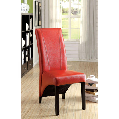  Furniture of America Madison Dining Chair CM3666RD-2PK IMAGE 3