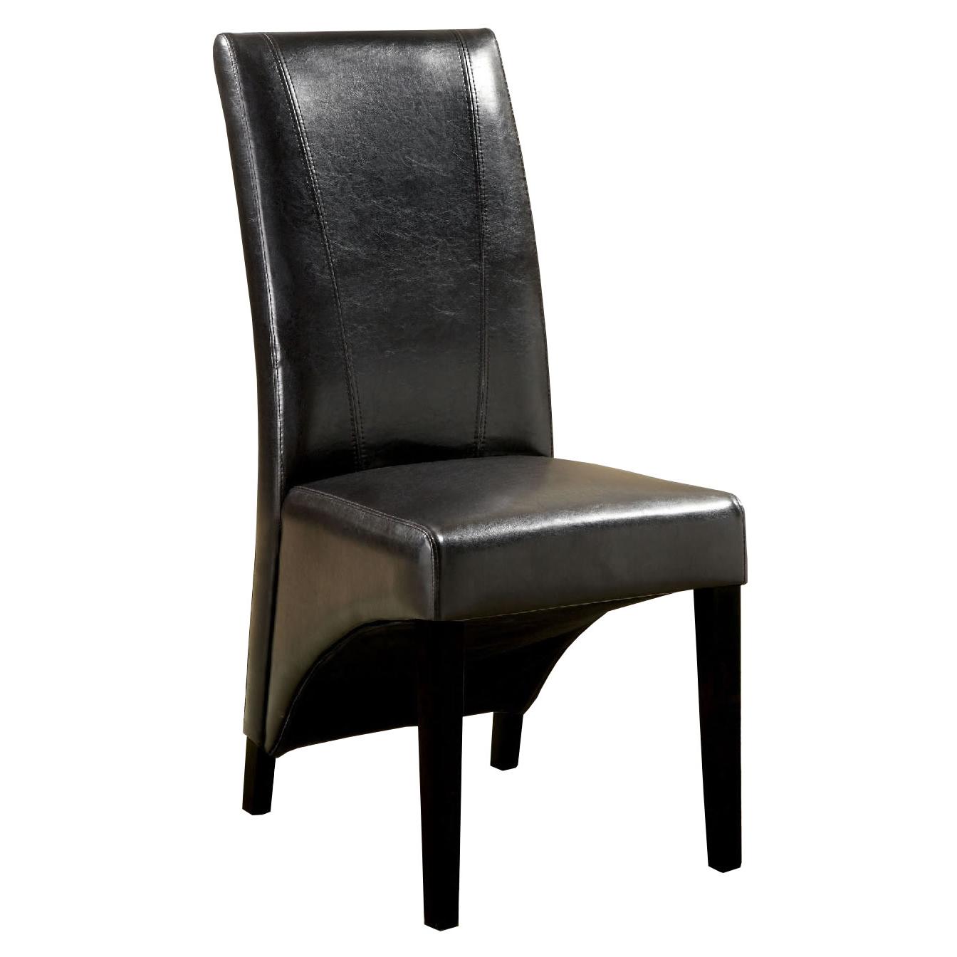  Furniture of America Madison Dining Chair CM3666BK-2PK IMAGE 1