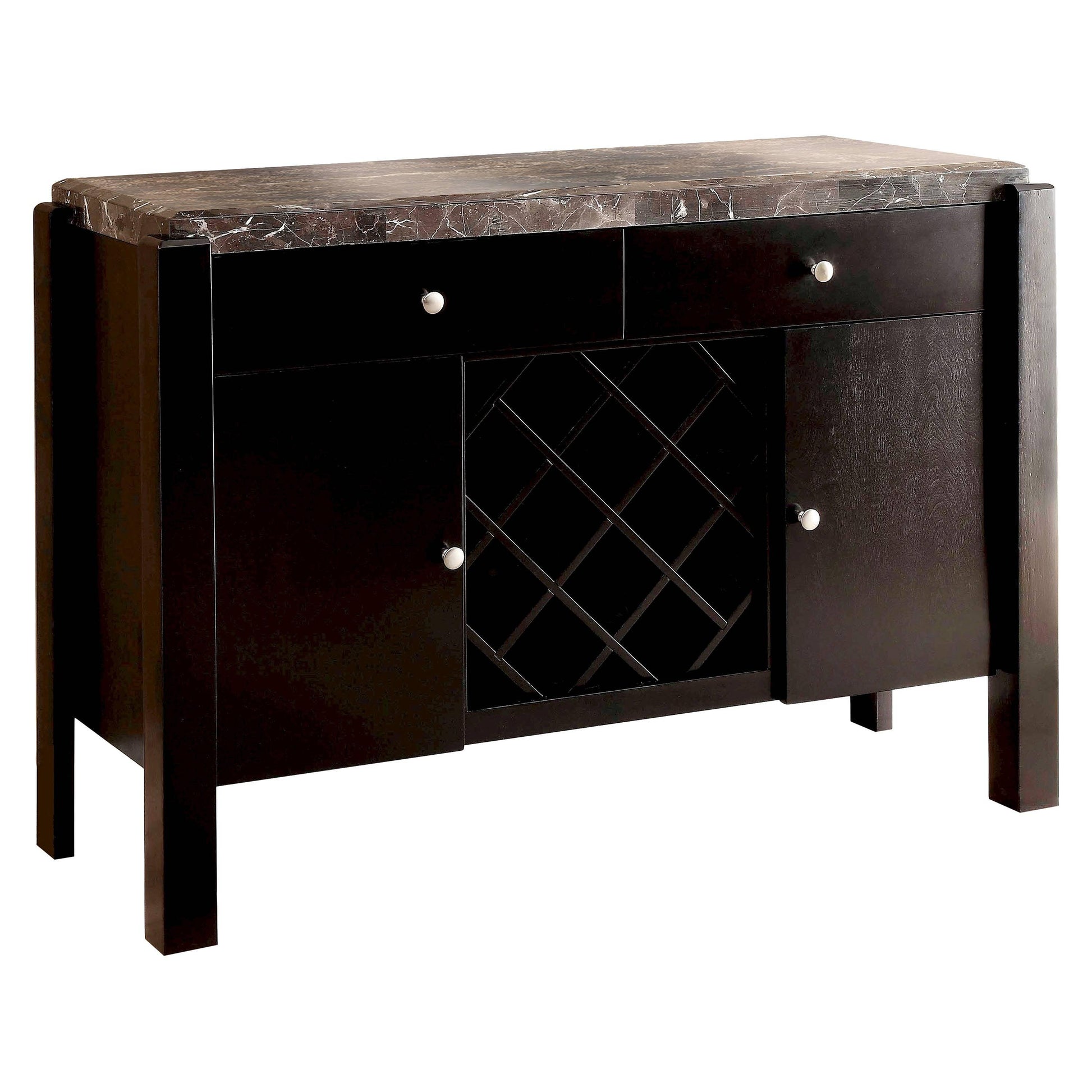  Furniture of America Gladstone I Server CM3823BK-SV IMAGE 1