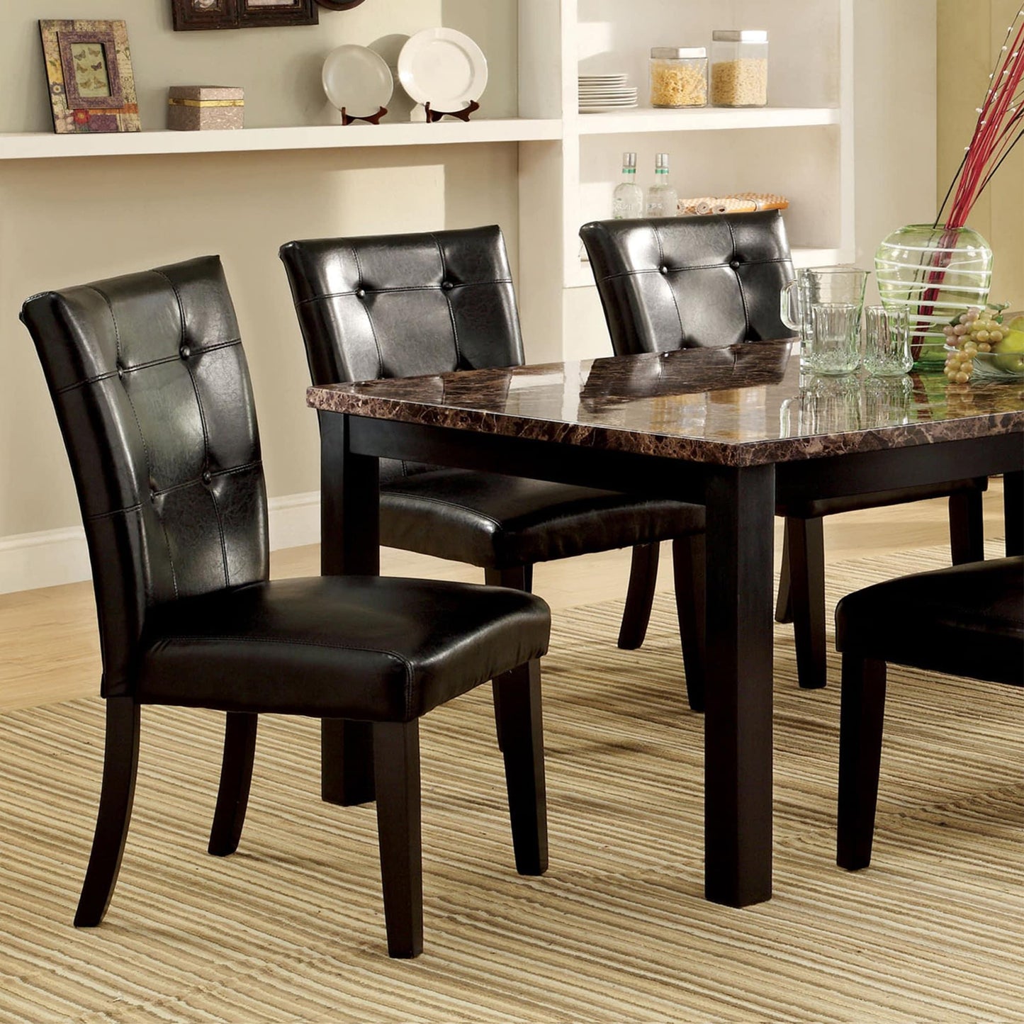  Furniture of America Boulder I Dining Chair CM3188BK-SC-2PK IMAGE 4