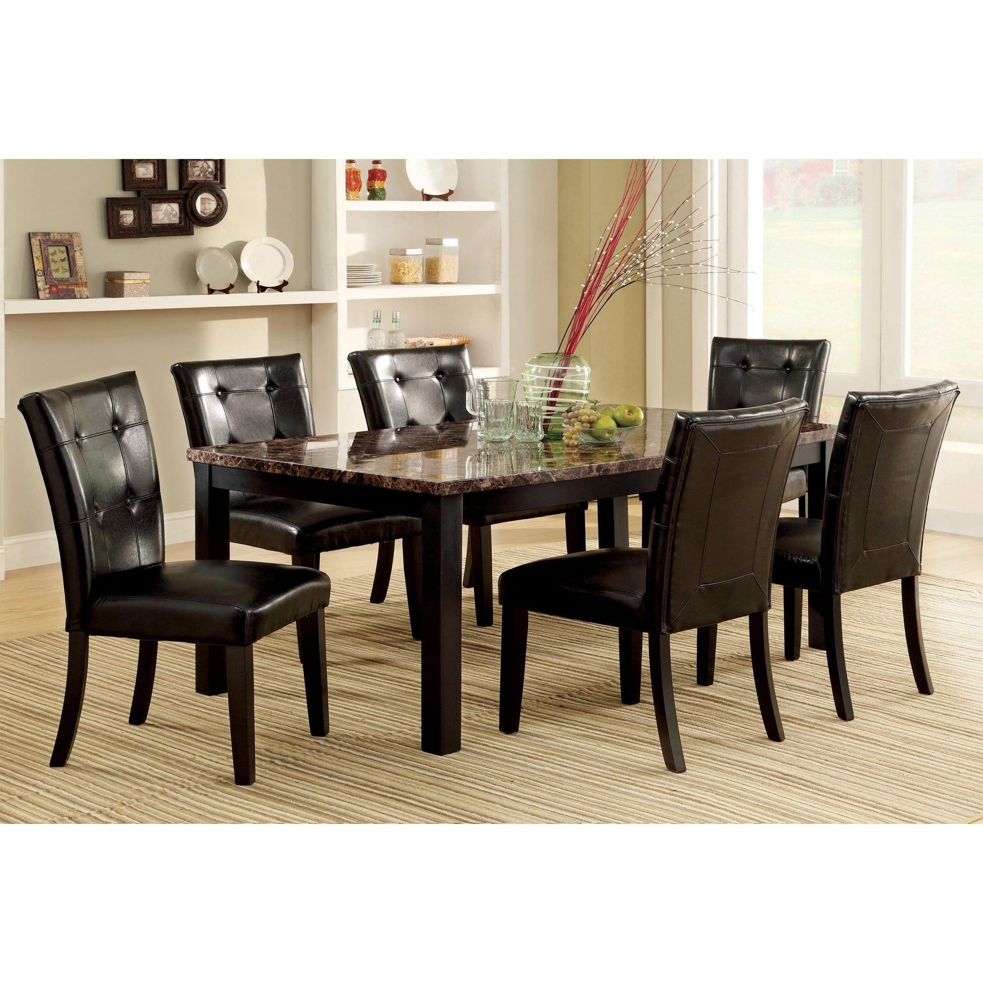  Furniture of America Boulder I Dining Chair CM3188BK-SC-2PK IMAGE 5