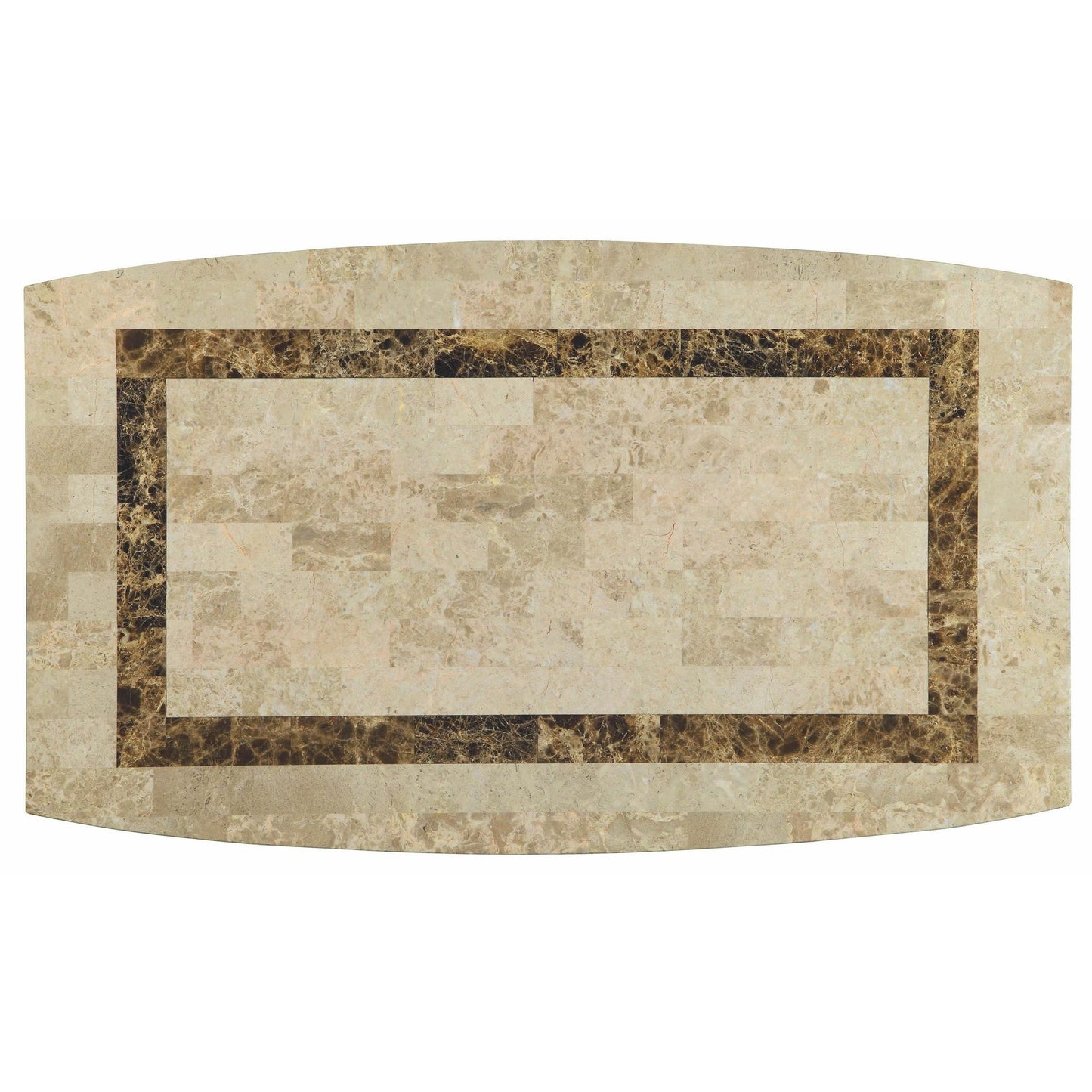  Furniture of America Oval Lisbon I Dining Table with Marble Top CM3693OT IMAGE 2